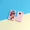 Dollhouse Miniature Items Simulation Mini Mobile Phone Model Decoration Ob11 Bjd Doll House Accessories Pretend Play Child Toys 3