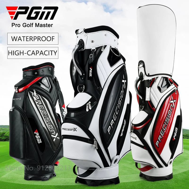 PGMMenWaterproofGolfStandardBagGolfBagsPULeatherGolfStand