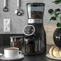 Coffee Bean Burr Mill Grinder, Electric and Automatic Conical Burr Coffee Grinder With 30 Adjustable Grind Settings For 2-12 Cup 1