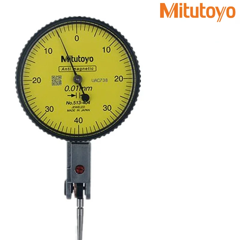 

Mitutoyo Lever Table Dial Indicator 0-0.8mm 0.01mm Gauge Scale Metric Dovetail Rails Indicator Measuring Tool 513-404