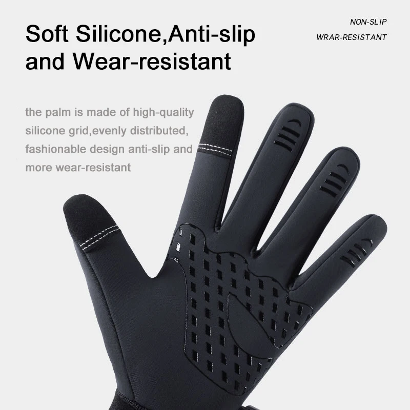 Waterproof Winter Gloves Men Touchscreen Ski