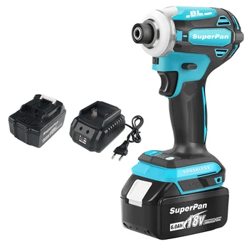 SuperPan DTD172 Cordless Driver Drill 18V 6Abattery Brushless High Torque LmpactElectric Screwdriver Variable Speed Power Tool 2