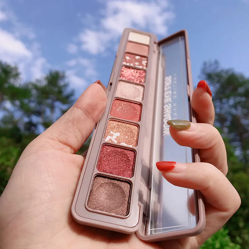 Fashion Eyeshadow Palette 9 Colors Matte Eyeshadow Palette Glitter Eye Shadow Makeup Earth Color Nude Beauty Cosmetics