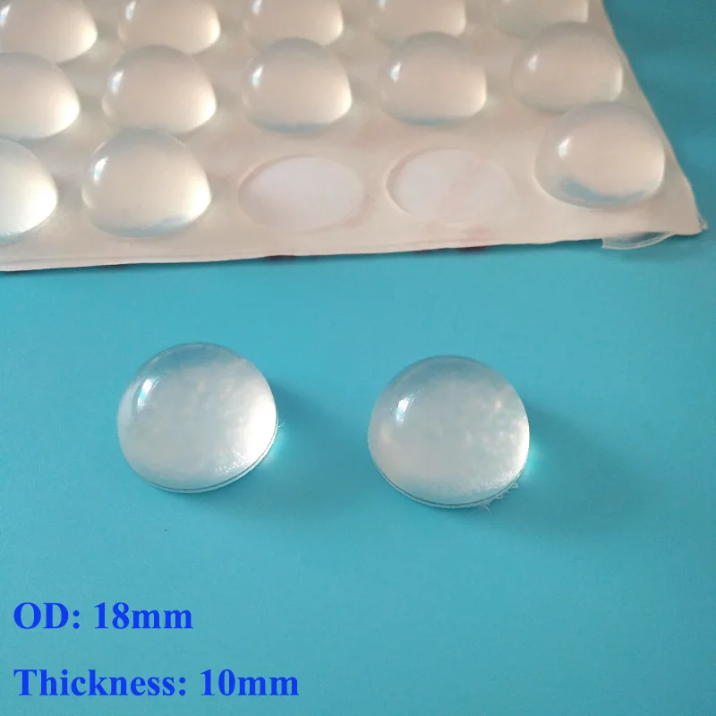 Silicone Rubber Feet Pads Self Adhesive Anti Slip Shockproof 8pcs/16pcs silicone furniture pads rubber furniture pads silicone anti slip pads