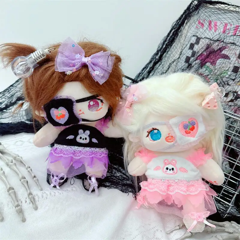 Kawaii Plush Naked Doll, Personalized Midnight Assassin, Cool Skirt Suit, Can Be Changed, DIY Doll Clothes Accessories, 20cm