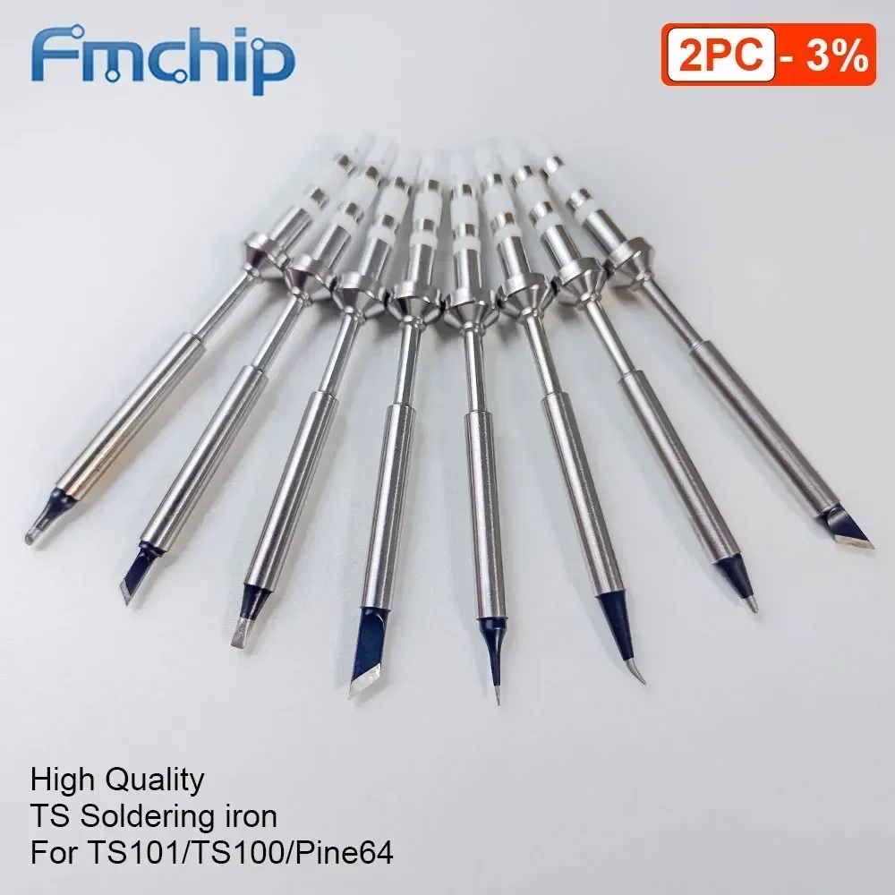 Pine64 TS100 TS101 T85 Soldering Iron Tips Replacement Various models of Customizable soldering iron tips kit BC2 K KU ILS JO2 sh72 adjustable soldering iron station sh72 b2 sh72 i sh72 k sh b2 sh i sh k iron tips set of tools kit 65w dc 12 24v 220 400℃