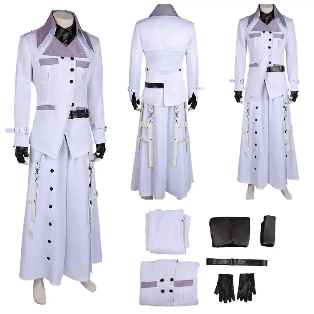 

Rufus Shinra Final Fantasy Cosplay Fantasia Game Costume For Adult Men Male Coat Belt Outfits Halloween Carnival Party Role Suit