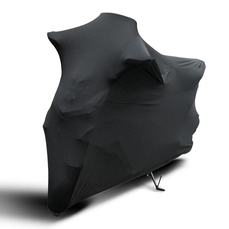 Universal Motorcycle Cover Stretch Dustproof Sunproof Indoor Outdoor Anti-UV Dust Proof Scratch Polyester Bike Protector