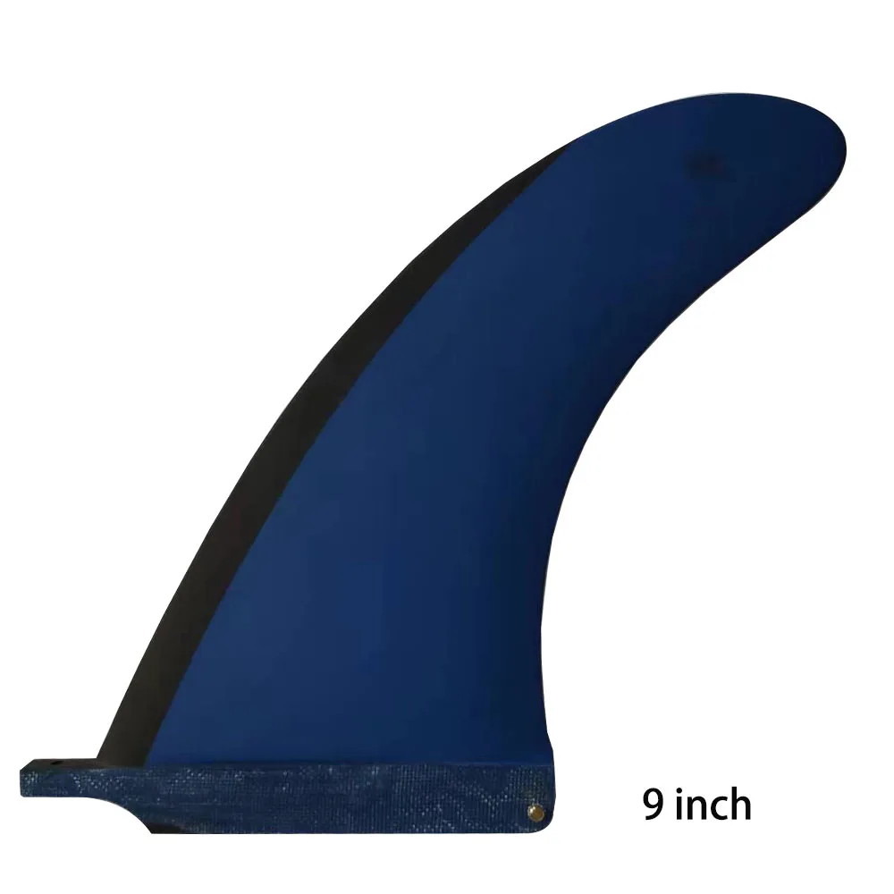 6 7 9 10 Size Single Fin Premium Fiberglass Surf & Free No Tool Fin Screw Center for Longboard, Surfboard & Paddleboard surfboard fin