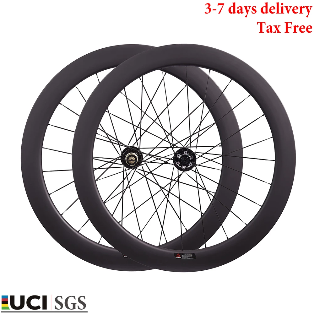 Roue Vélo Route Carbone CSC Carbon Speed Cycle - 25 Pouces - Fibre Carbone - 2,5 Lbs - NEUVE