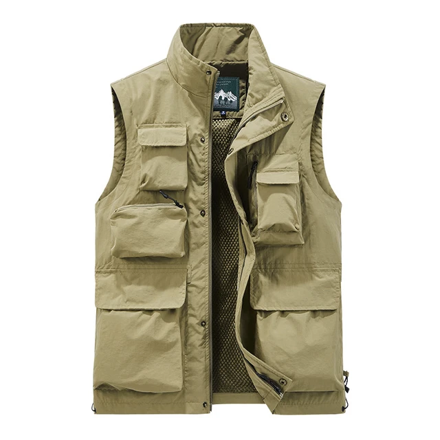 Plus Size S-5XL Men's Outdoor Vest Hiking Fishing Photography