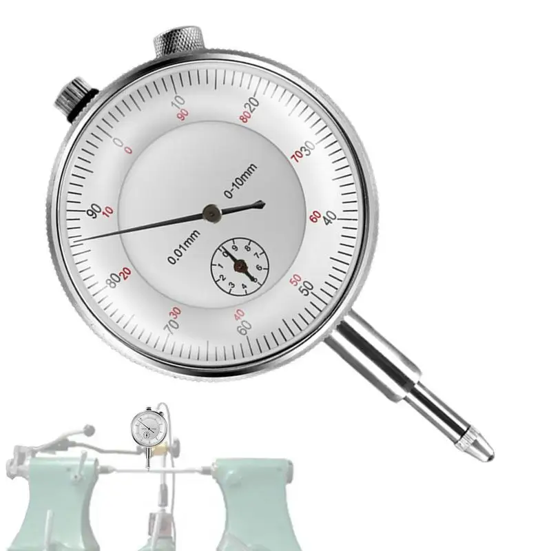 

Precision Instruments Dial Indicator 0-1 Dial Indicator Base Dial Indicator Fine Adjustable Long Arm Professional Gauge