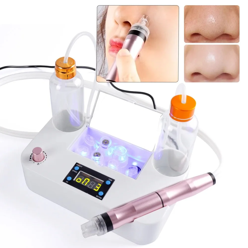 Small Bubble Facial Bubble Beauty Device Blackhead Pore Cleaner Hydrogen Water Oxygen Spray Vacuum Injection Clean Hydra Dermabrasion Device,facial bubble beauty device,blackhead pore cleaner