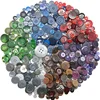 100Pcs 1-3cm Round Resin Buttons Mixed Color Button Kids Manual Button Painting 2/4Holes Button for DIY Craft Sewing Accessories 1