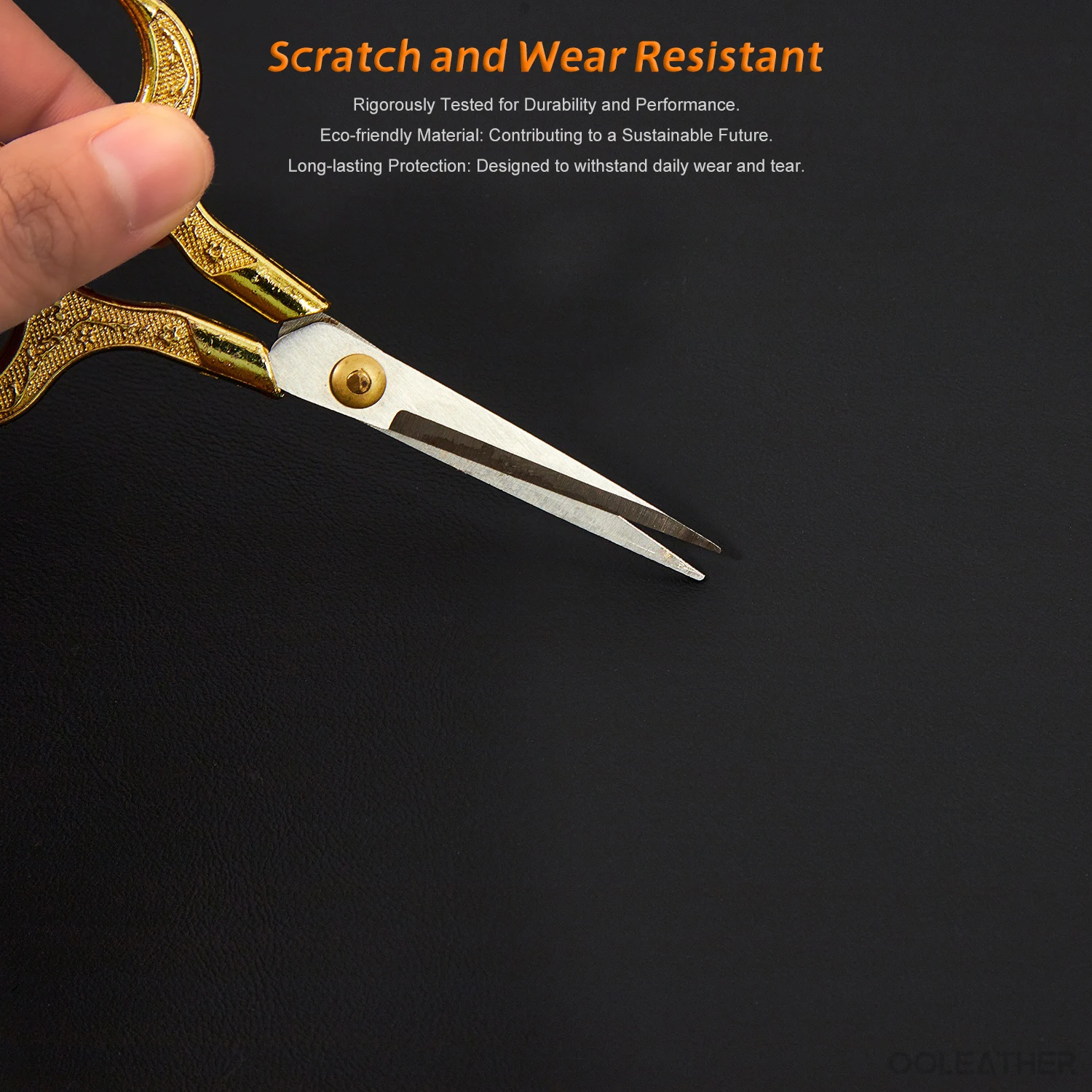 Premium Nappa Faux Leather Fabric - Soft, Waterproof, and Scratch-Resistant