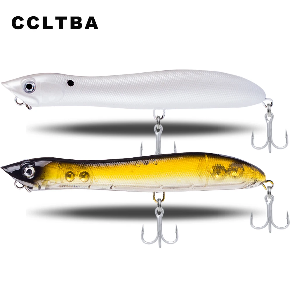 CCLTBA Topwater Hard Baits Popper 12 cm 17,8 g Snakehead Angelköder Walk Dog Wobbler Angelzubehör Kunstköder