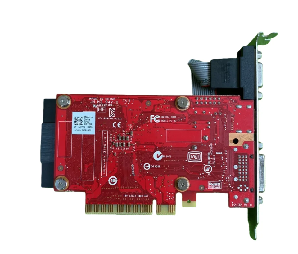 Scheda Grafica GT730 2GB DDR3 – 64 Bit – Uscite DVI, HDMI, VGA – Ventola Silenziosa – PCI Express 2.0 - 2