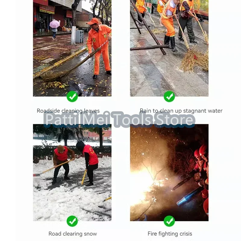 Four-stroke Gasoline Leaf Blower High Power Snow Blower Portable Wind Extinguisher Plant Protection Garden Tools 6