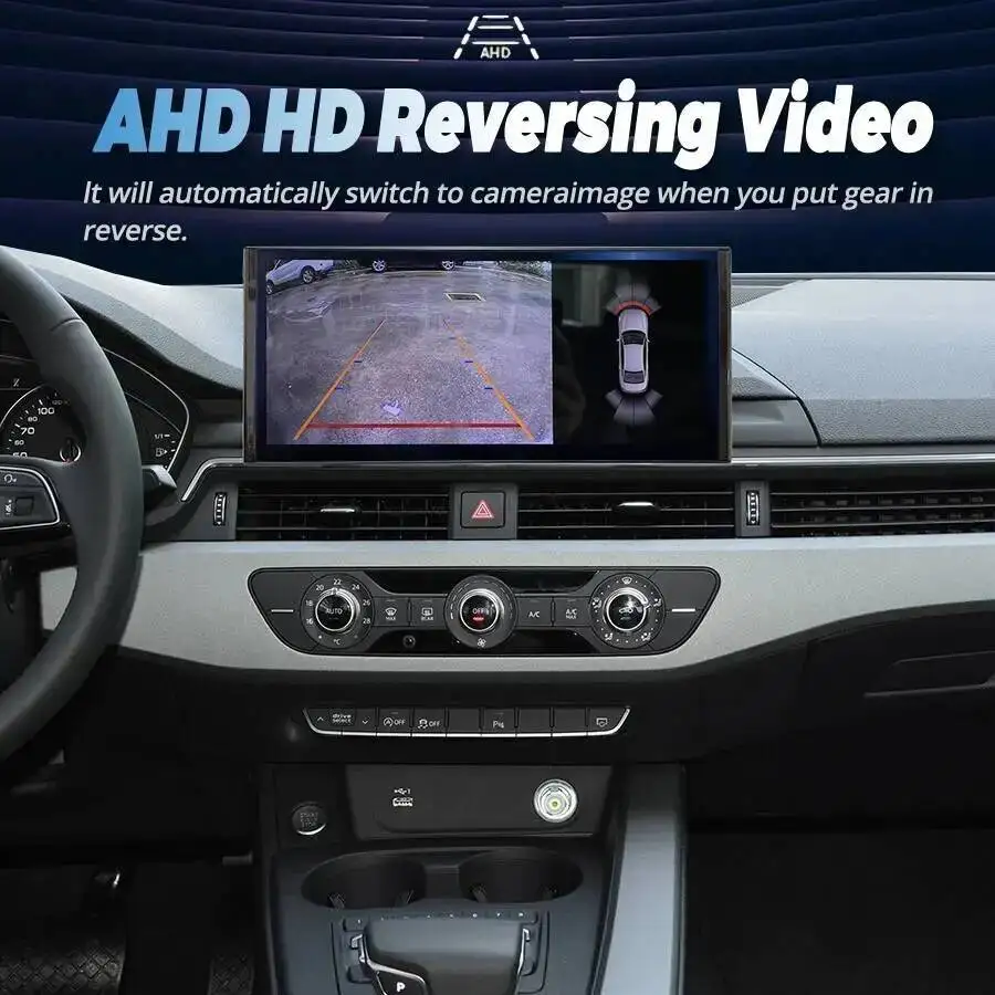 Autoradio 10.25/12.3 pollici per AUDI A5 A4 A4L 2017-2020, Navigatore GPS Android, Lettore Multimediale Video, Android Auto, Stereo, Carplay - immagine 3