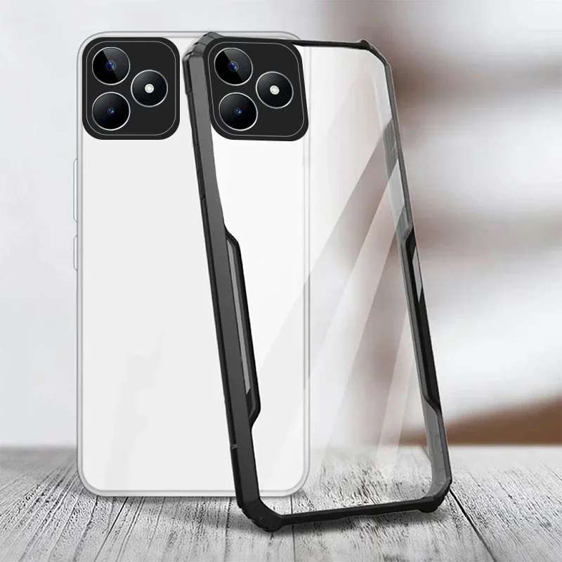 Phone Case for Oppo A40 A40M Transparent Armor Acrylic Shockproof Camera Lens Protection Cover phone case iphone case leather phone case phone protector cover phone waterproof case camera protector case camera lens protector case camera lens case ipod cover case