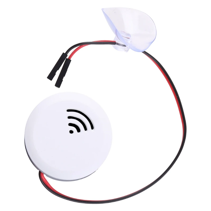 Water Level Sensor Water Leak Detector Alarms with Probe for Aquarium Fish for Tank Powered by Button Batteries