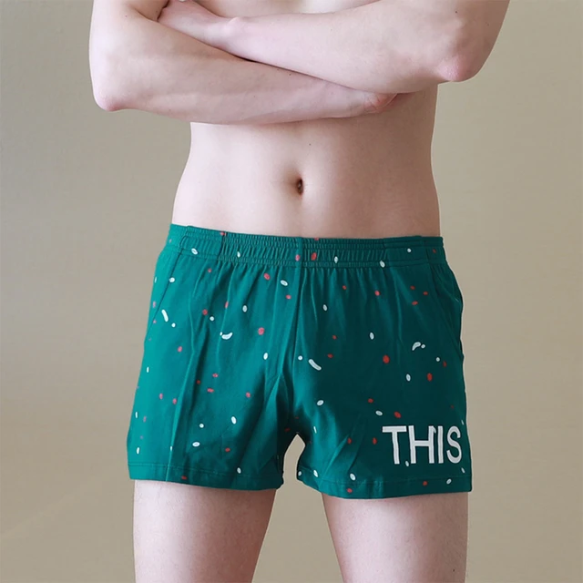 Boxers For Men Arrow Underwear Dots Printed Boxershorts Male Loose Fit Aro  Pants Casual Comfortable High Elastic Boys Underpants - AliExpress