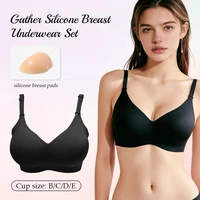 Cosplay Crossdresser Silicone Bra With Breast Detachable 2-in-1 Converge Chest Shape Flat Chest Turns Larger Instantly - Image 6