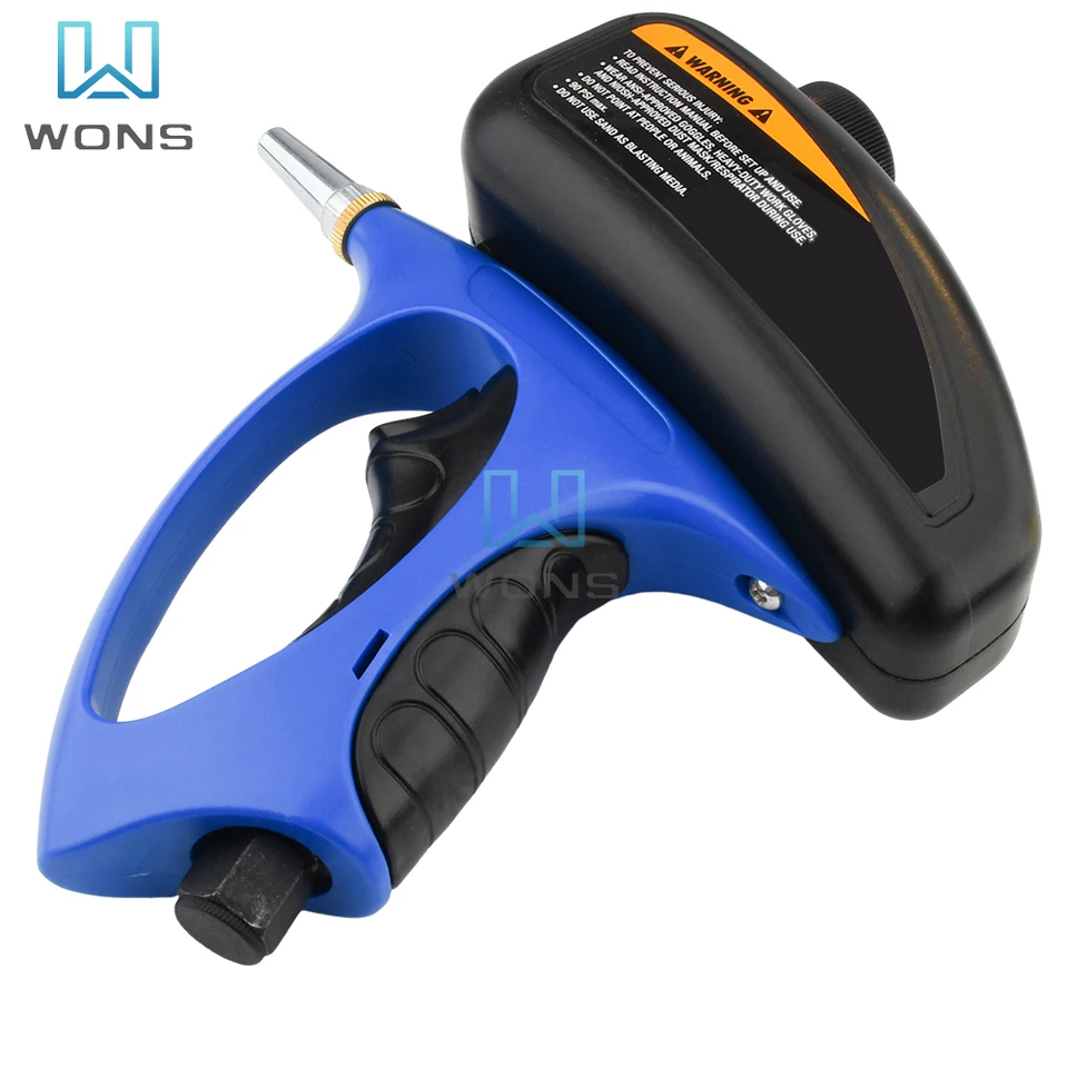 Pistola LE LEMATEC Modello V-116 Pistola Sabbiatrice Pneumatica LEMATEC - Kit Con Tramoggia, Per Pulizia E Sabbiatura Con Compressore Pistola A Spruzzo Airless - Foto 2