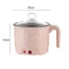 Electric Pots Household Portable Multipurpose Mini Ramen Cooker Noodles Cooker Mini Pot for Shabu Shabu Dumpling Fry Ramen Eggs 6