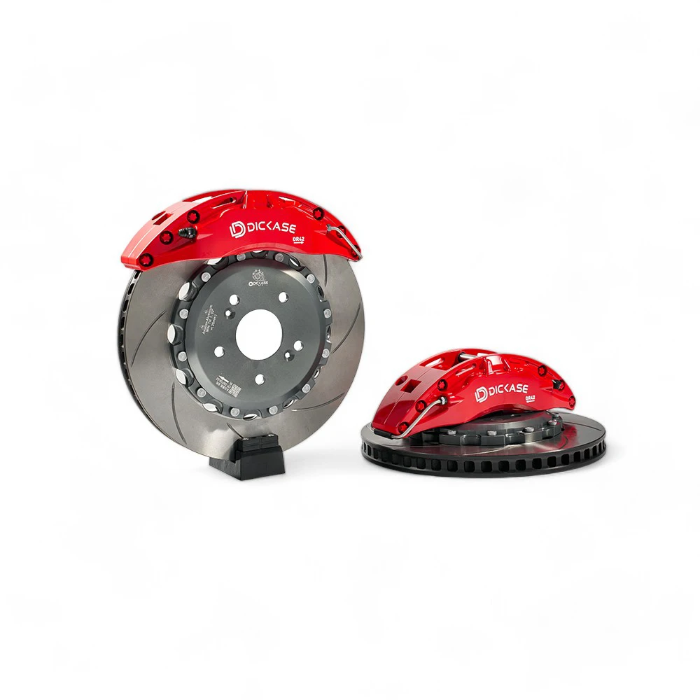 High quality 4 piston with 330*28mm drilled with brake kits brake pad disc 17 18 inch for Toyota Highlander