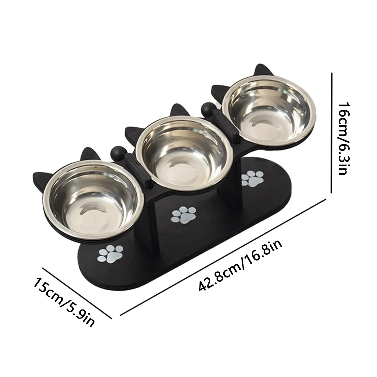 1PC Cat Bowl Black