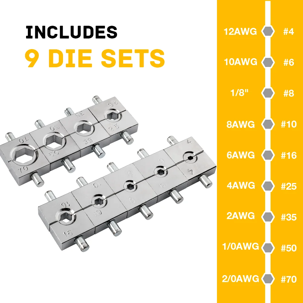 كماشة كابل هيدروليكية، بقدرة ضغط 10 أطنان، مصممة ل...