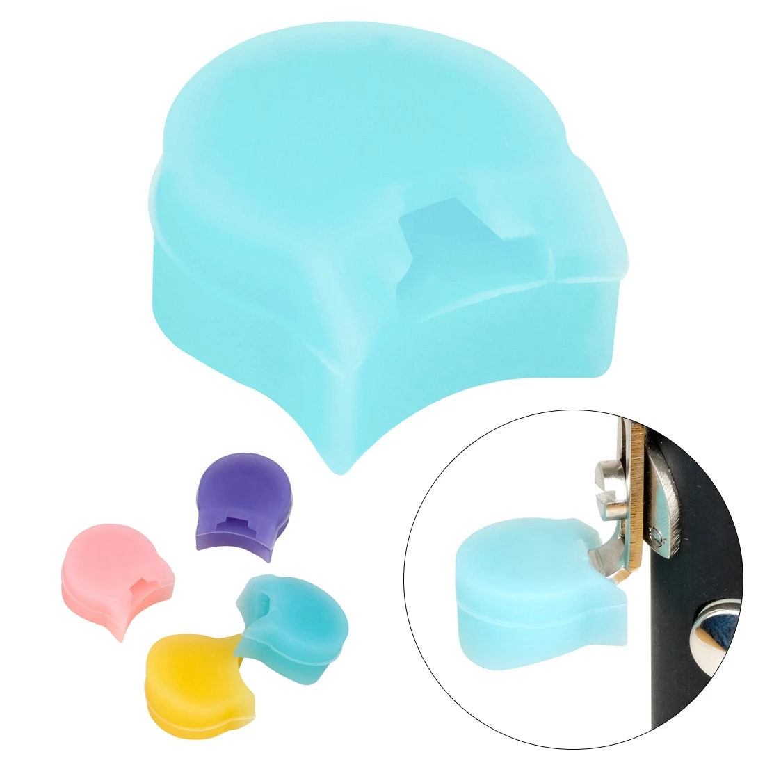 

Soft Silicone Colorful Clarinet Thumb Rest Cushion Clarinet Finger Holder Drop Fingerrest Cushions Protector Pads