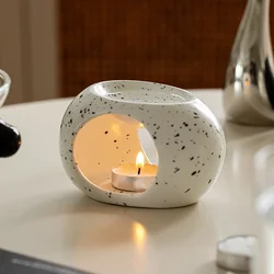 Elegant Black Ceramic Aromatherapy & Spa Incense Burner (A)