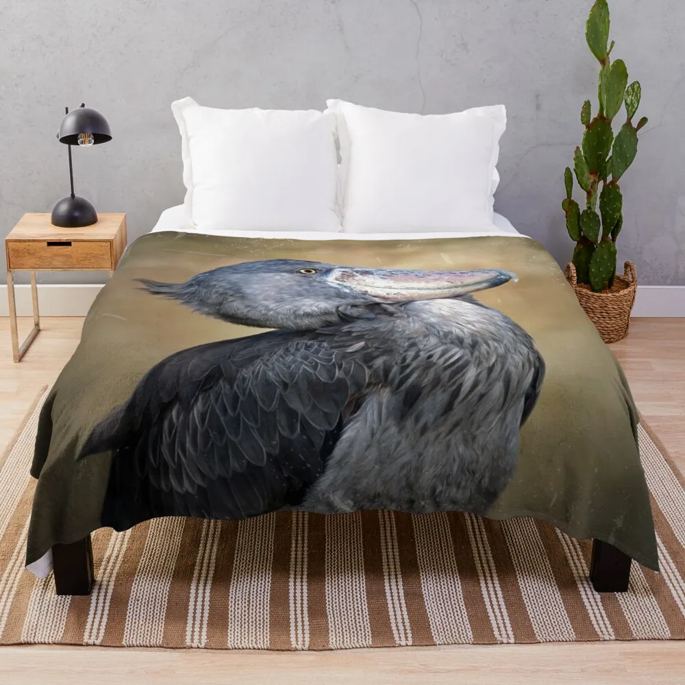 

Shoebill Stork Throw Blanket Blanket Sofa Blanket For Sofa