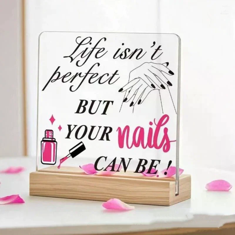 Espositore per Forme di Unghie con Base, Guida per Unghie, Supporto per Mostrare Unghie Finte, Espositore da Banco per Salone di Bellezza, Strumento per Nail Art - immagine 2