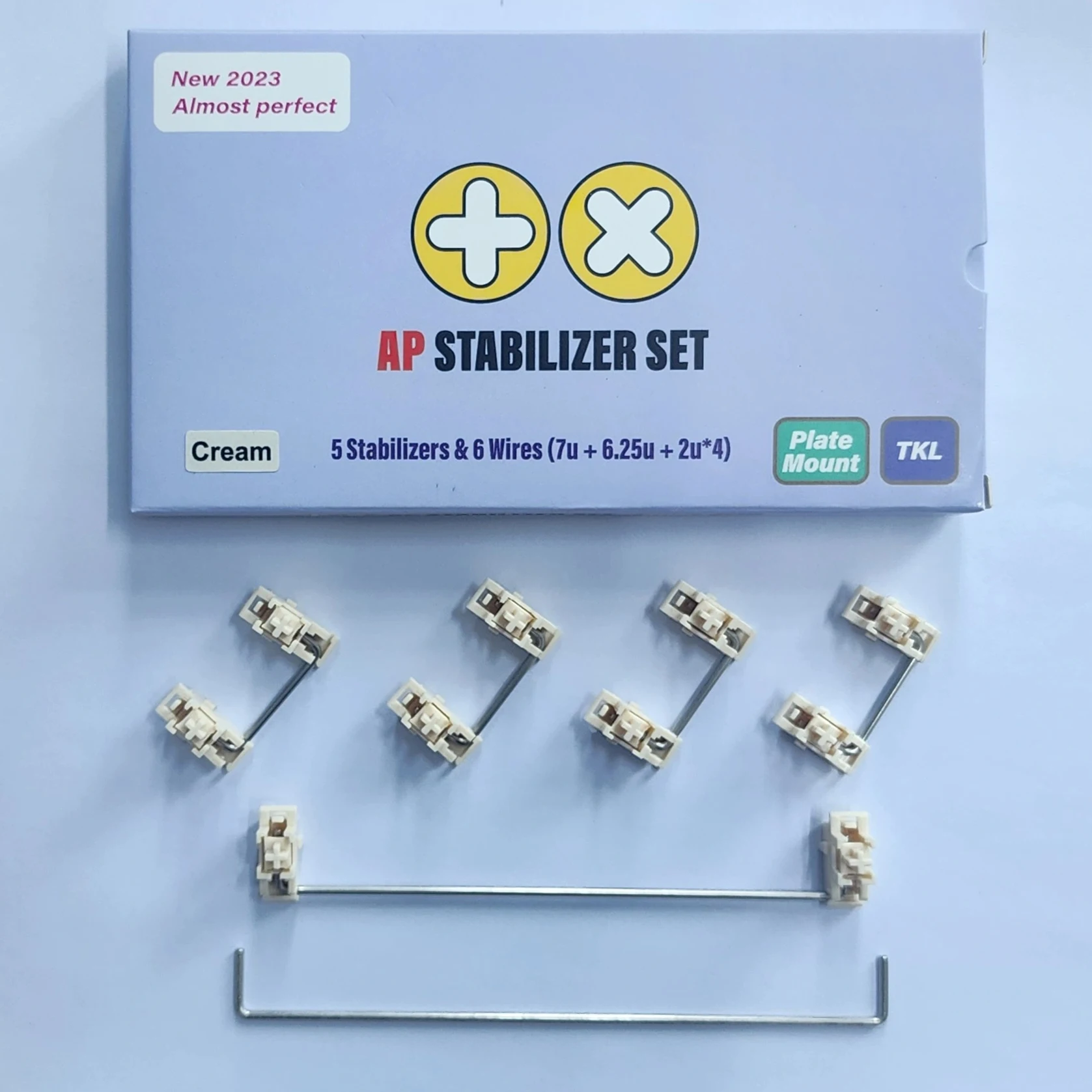 Montado Estabilizadores para Teclado Mecânico tx Estabilizadores ap Placa 7u 6.25u ap