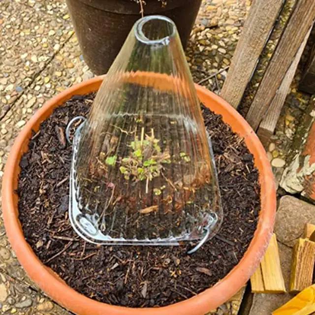 5 db Növényvédő Burkolatok Csengő Alak Időjárásálló Védekezők Fagyállóság Tiszta Cseppvédővédő - Image 5