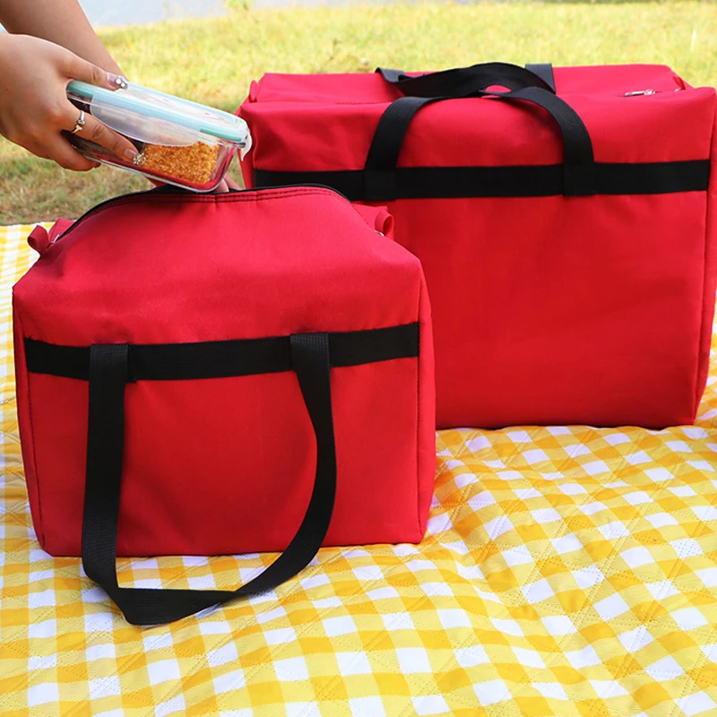 20L/36L Insulated Bag Oxford Thermal Picnic Outdoor Portable Container Package Car Insulation Box Foldable Food Cooler Bags