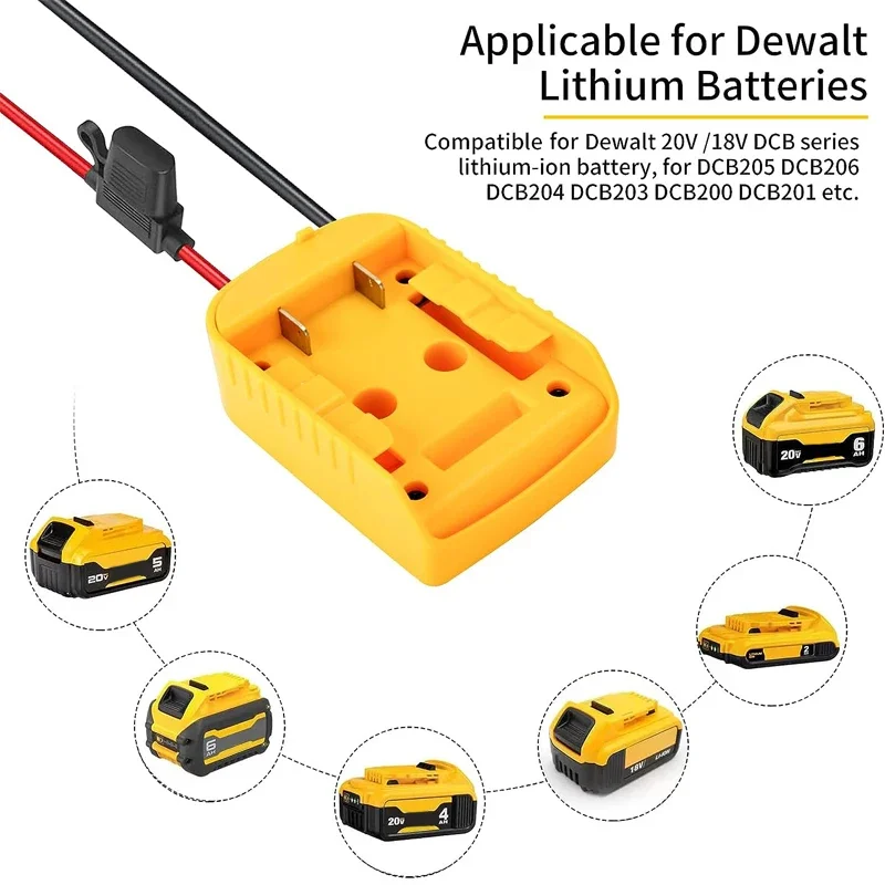 Adattatore BMS Per Attrezzi Adattatore Per Usare Batterie Dewalt - Foto 8