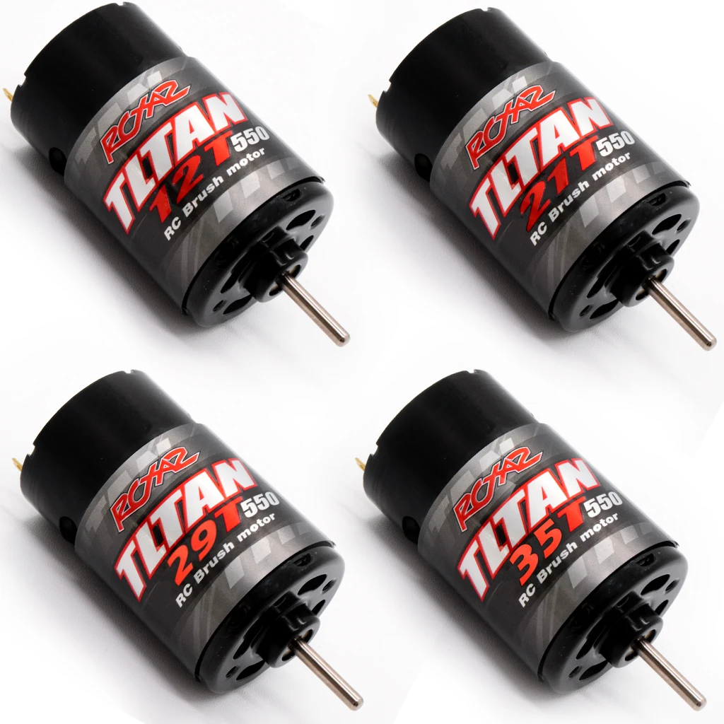 550 ブラシ付きモーター防水 12T 21T 29T 35T 55T 1/10 RC カー