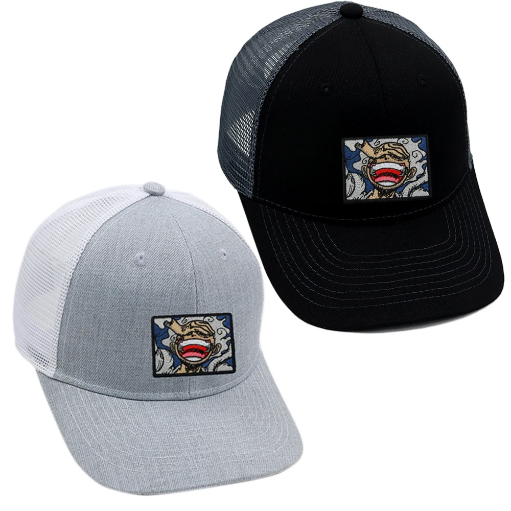 빨대 모자 소년 기어 5 야구 모자, 힙합 모자 자수, 여름 남자 리처드슨 모자