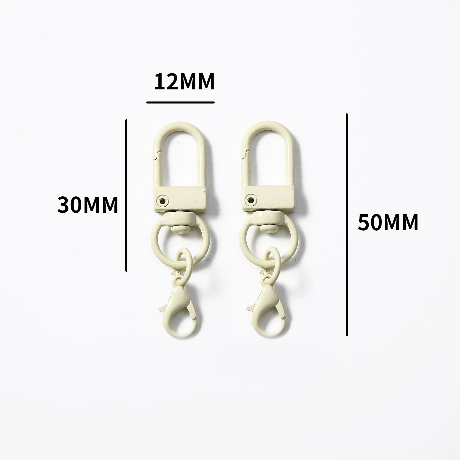 Vibrant Alloy Snap Hooks for DIY Accessories - 10/50/100 pcs Pack