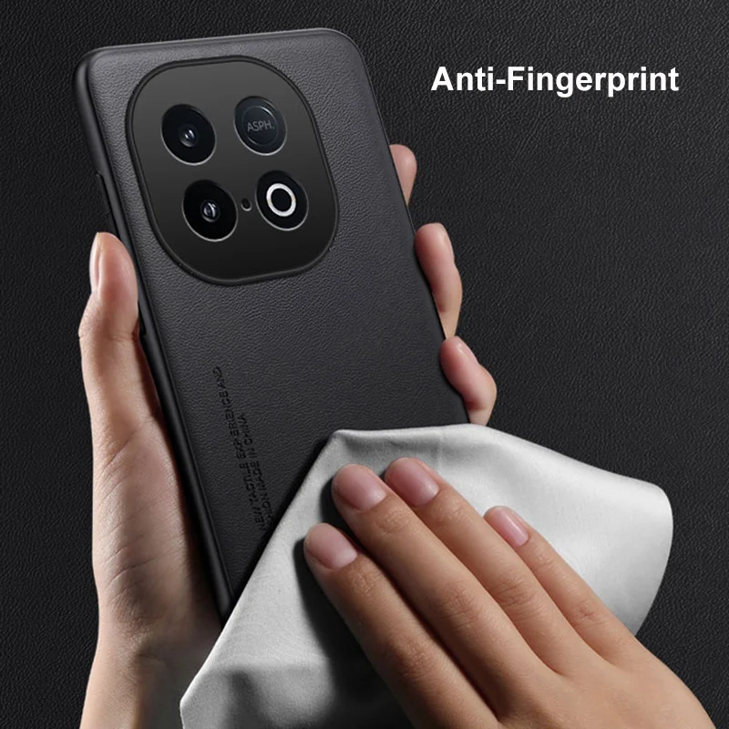 Luxury Leather Shockproof Phone Case - Protective Silicone Cover