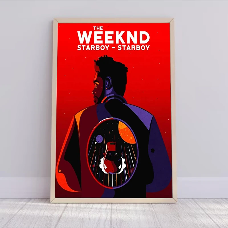 

the Weeknd Poster Decorative Painting for Bedroom Decoration Home Decorations Interior Paintings Picture on the Wall Decor Room