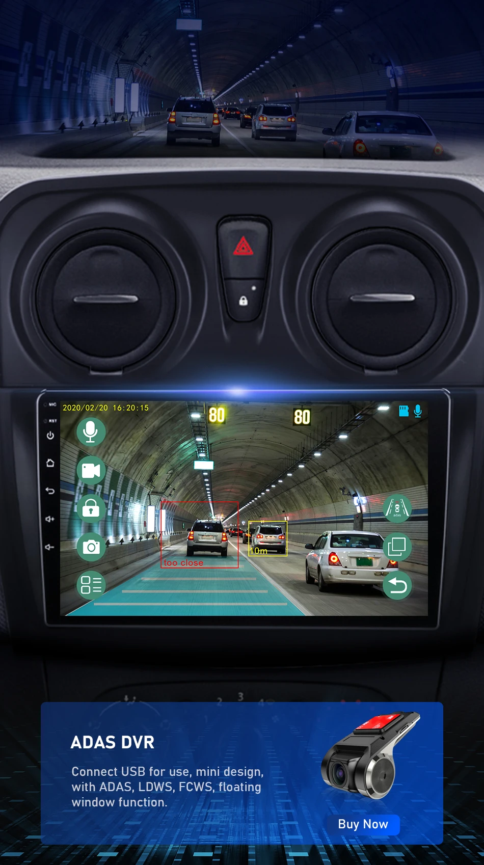 Srnubi Android 14 Autoradio für Renault Logan 2 Sandero 2012-2019 Carplay Android Auto GPS 8-Kern Stereo Multimedia Autoradio – Detail 28