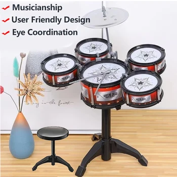 Kids Jazz Drum Set 3