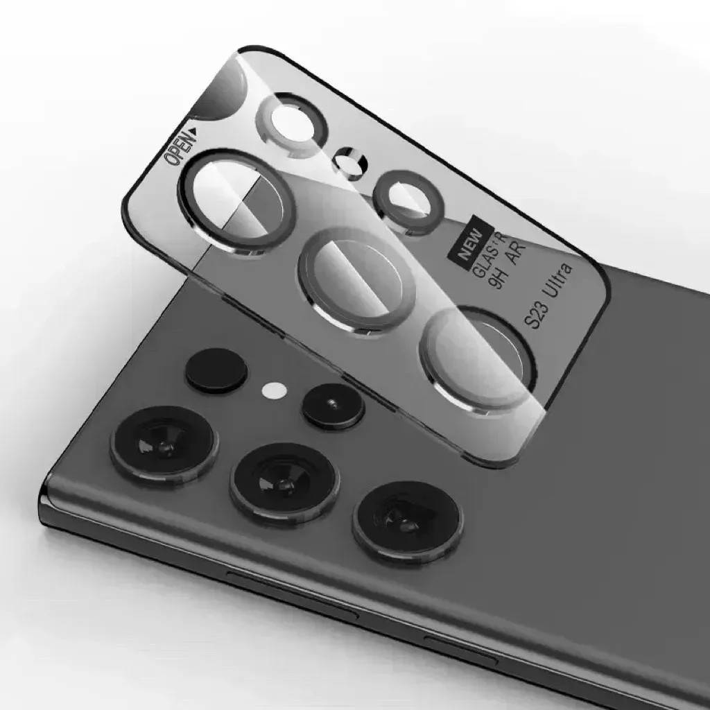 Protecteur d'objectif d'appareil photo pour Galaxy S25 S26 Ultra Plus, en verre trempé, anti-rayures, incassable
