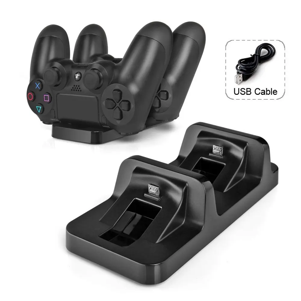 All'Ingrosso Ps4 Controller Charger Ricarica Rapida Dock Gaming Controller Stand Station Per Playstation 4 Giochi Console Accessori