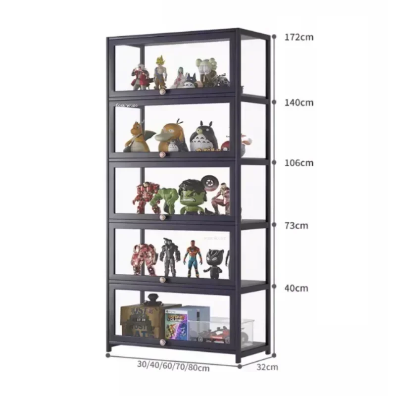 Modern Acrylic Display Cabinet Bar Furniture Showcases Storage Cabinets High-end Light Luxury Bar Wine Storage Showcase Rack